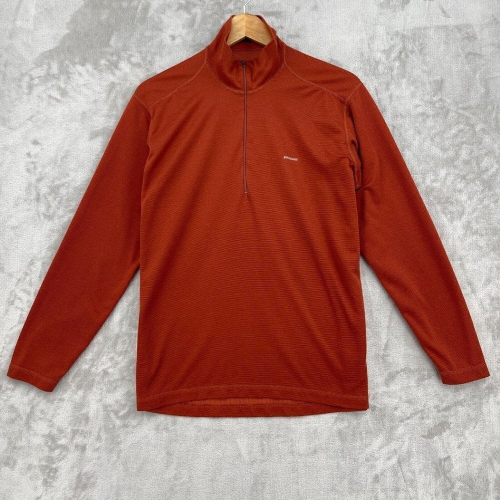 Patagonia Capilene 1/4 Zip Long Sleeve Pullover Base Layer Shirt